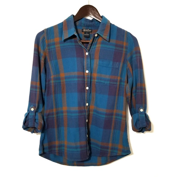 Lucky Brand Plaid Flannel Button Down - Picture 3 of 6
